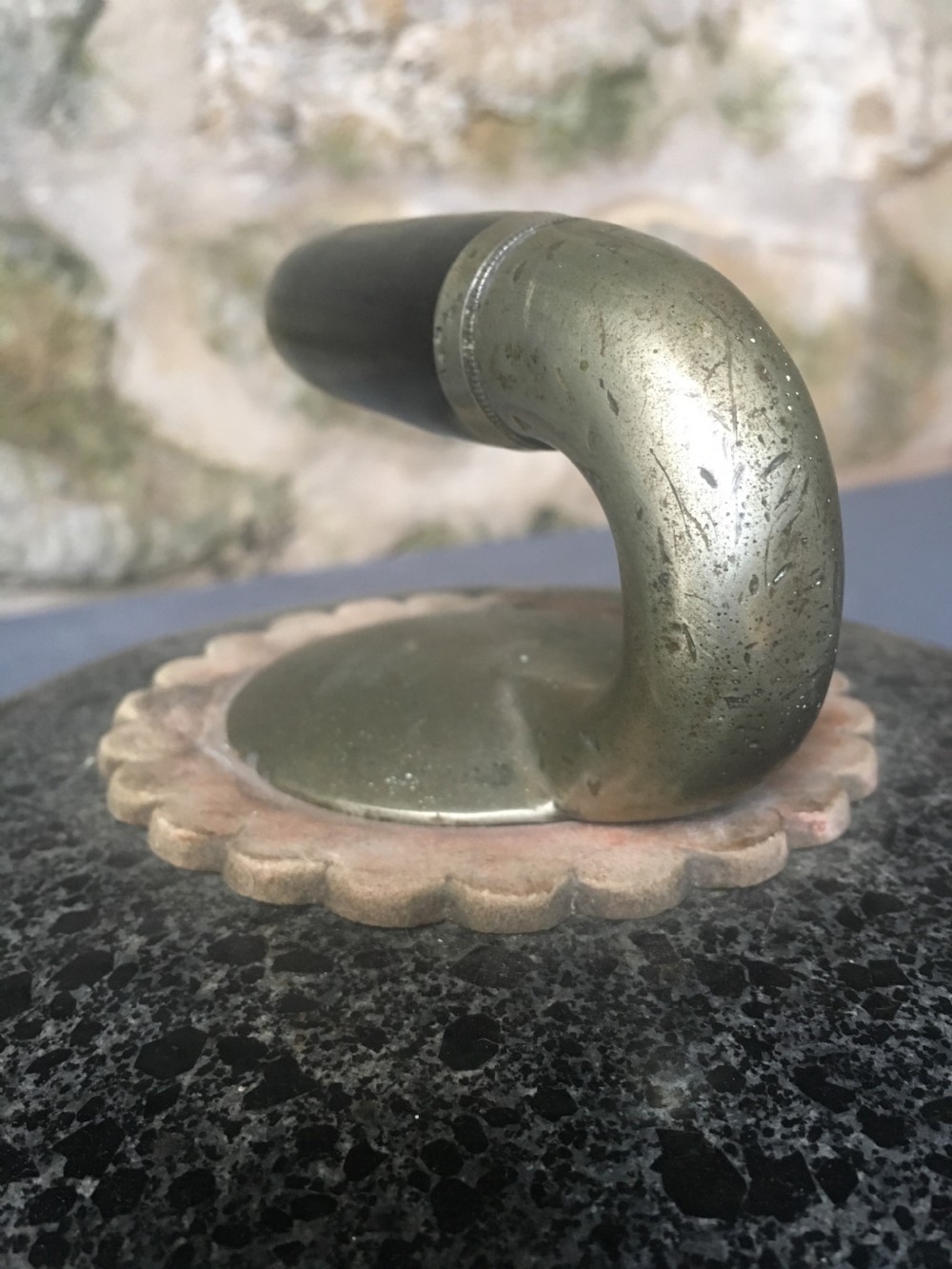 Beautiful Scottish curling stone View XI