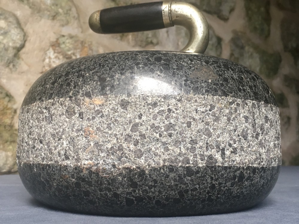 Beautiful Scottish curling stone View XIV