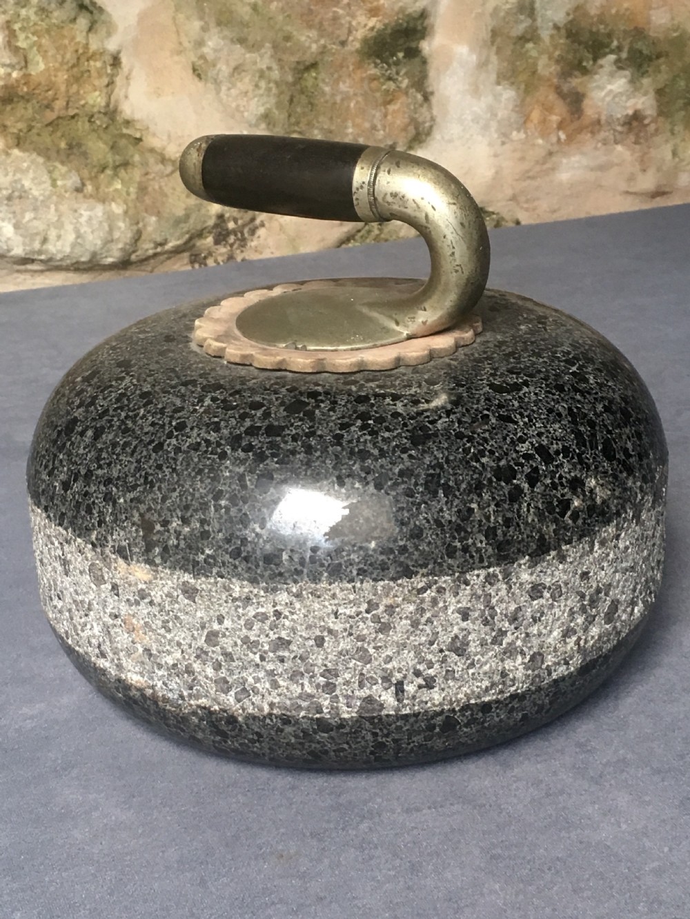Beautiful Scottish curling stone View XV