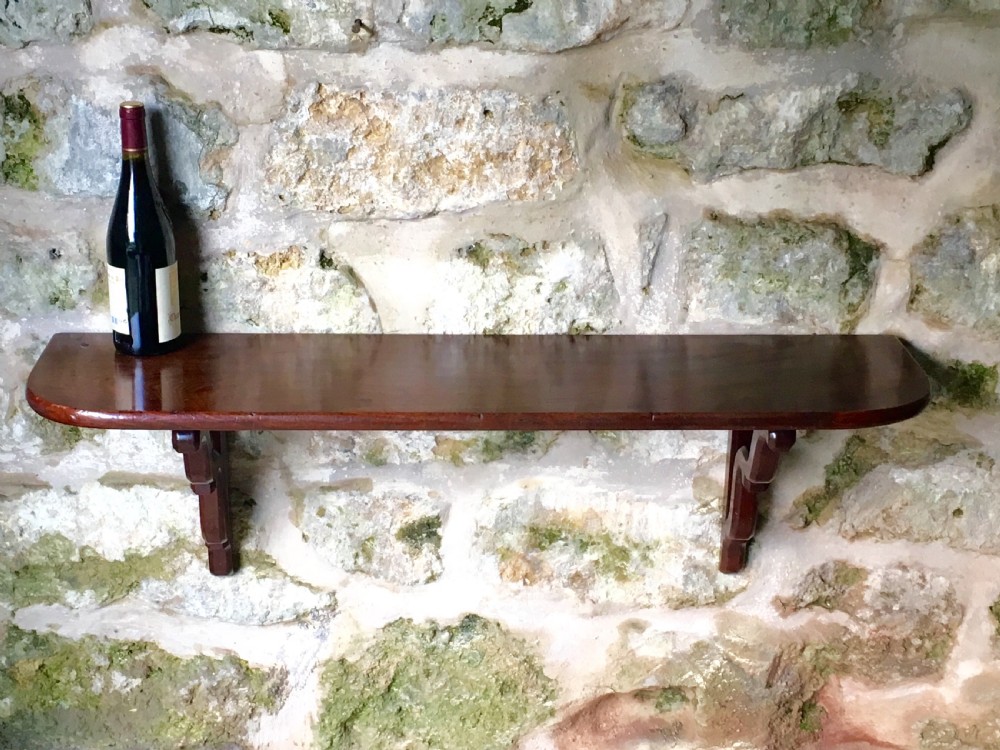 Georgian mahogany shelf  View IV