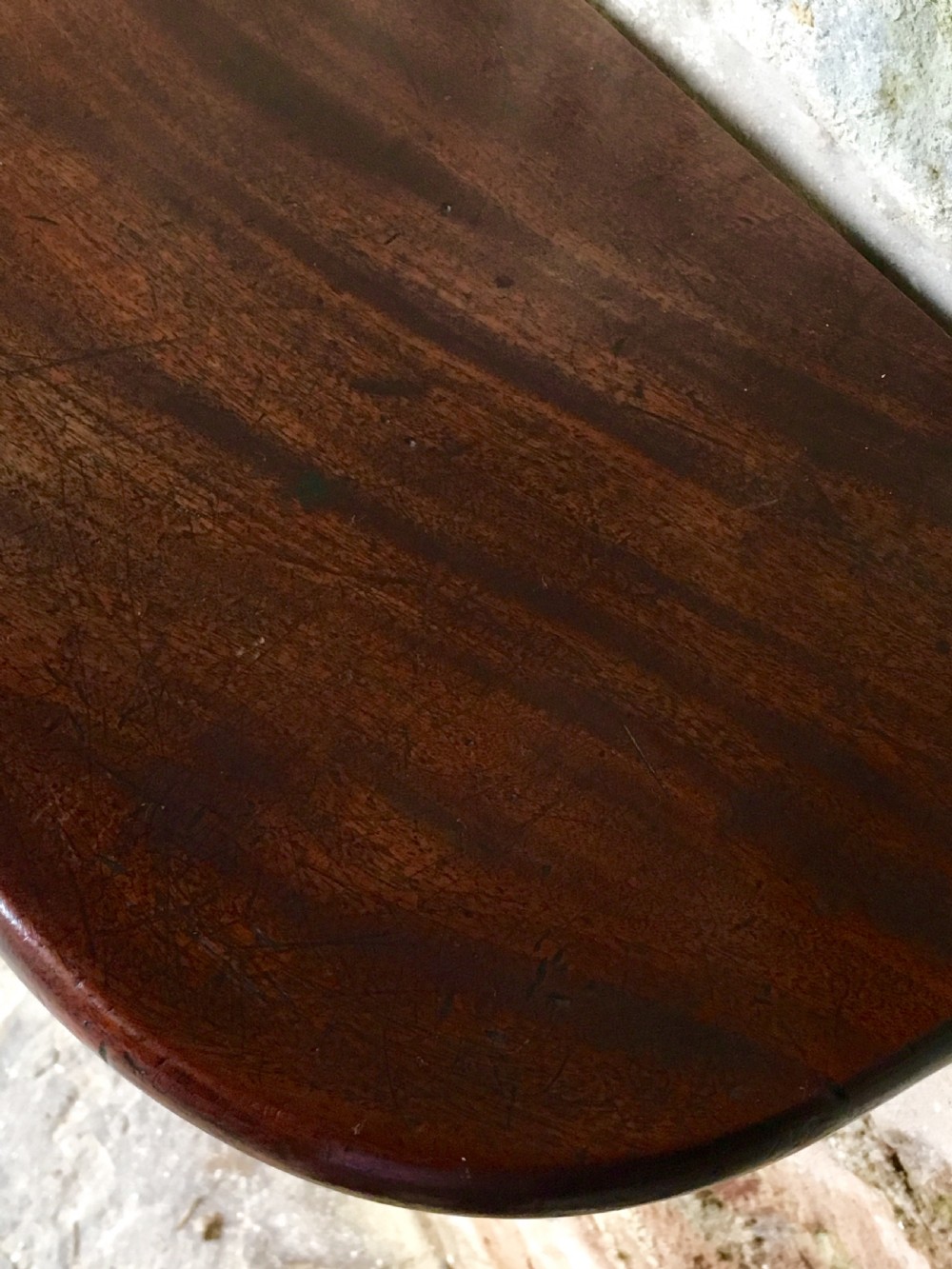 Georgian mahogany shelf  View VIII