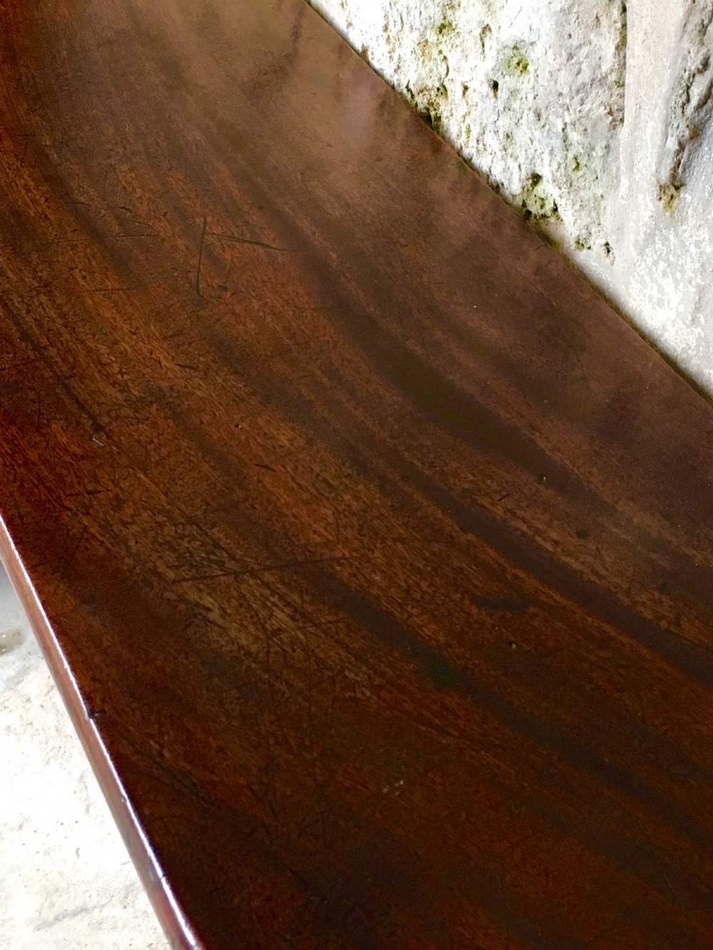 Georgian mahogany shelf  View IX