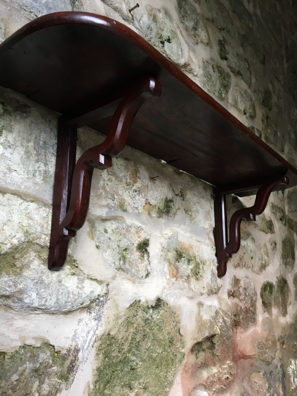 Georgian mahogany shelf  View XVIII
