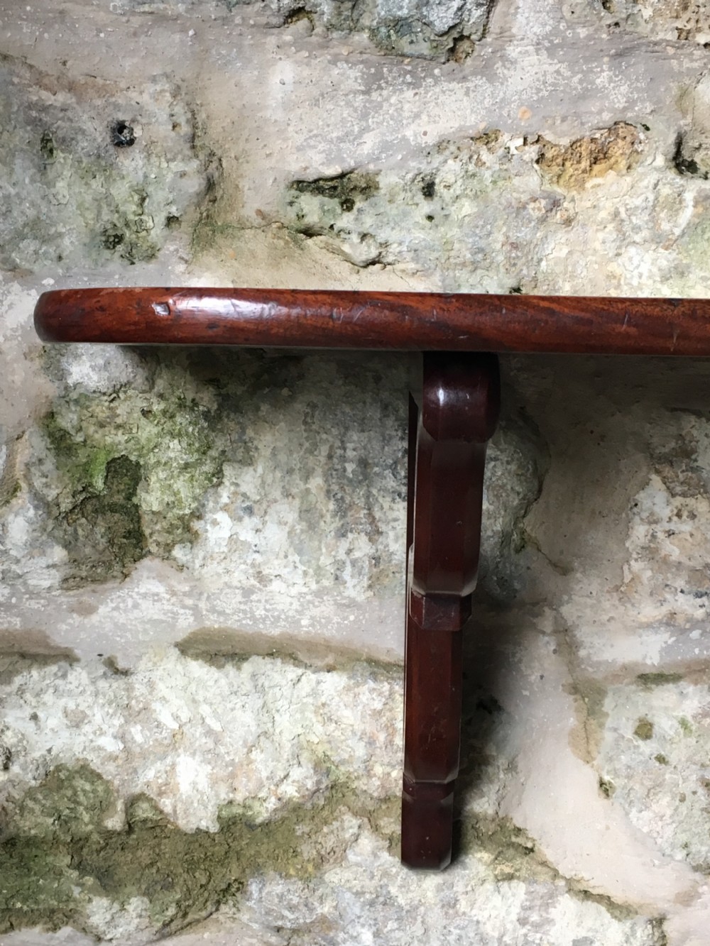 Georgian mahogany shelf  View XX