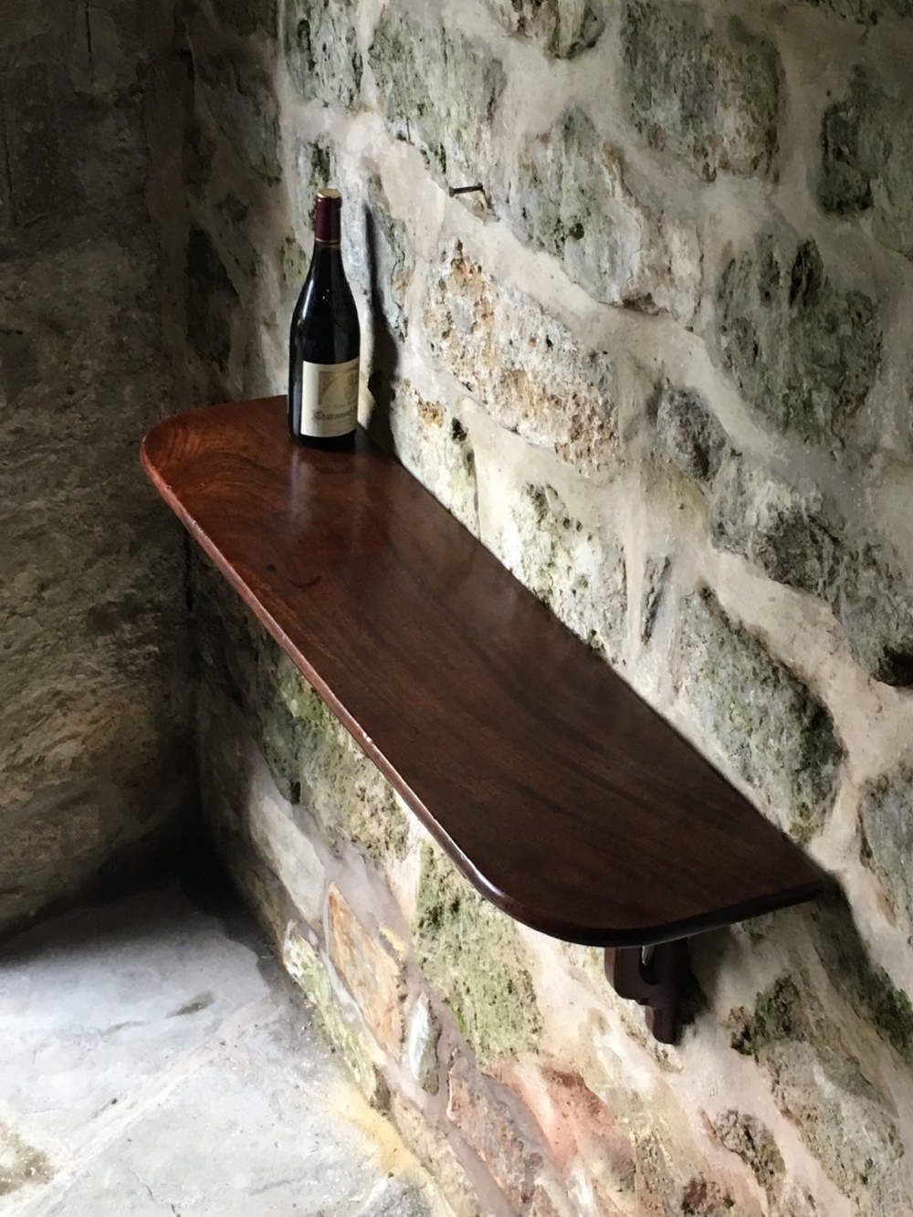 Georgian mahogany shelf  View XXIV