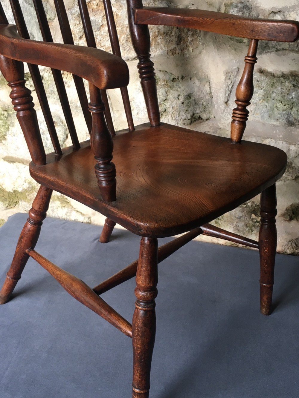 An attractive Windsor armchair View V
