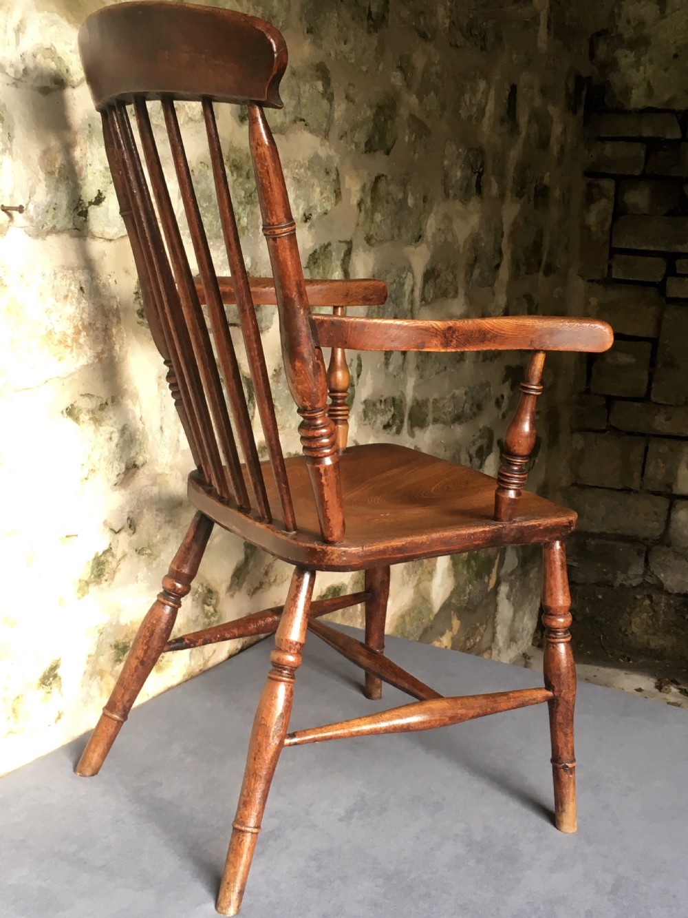 An attractive Windsor armchair View VIII