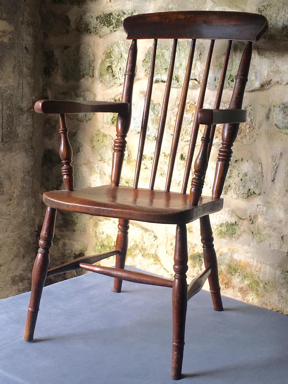 An attractive Windsor armchair View XI