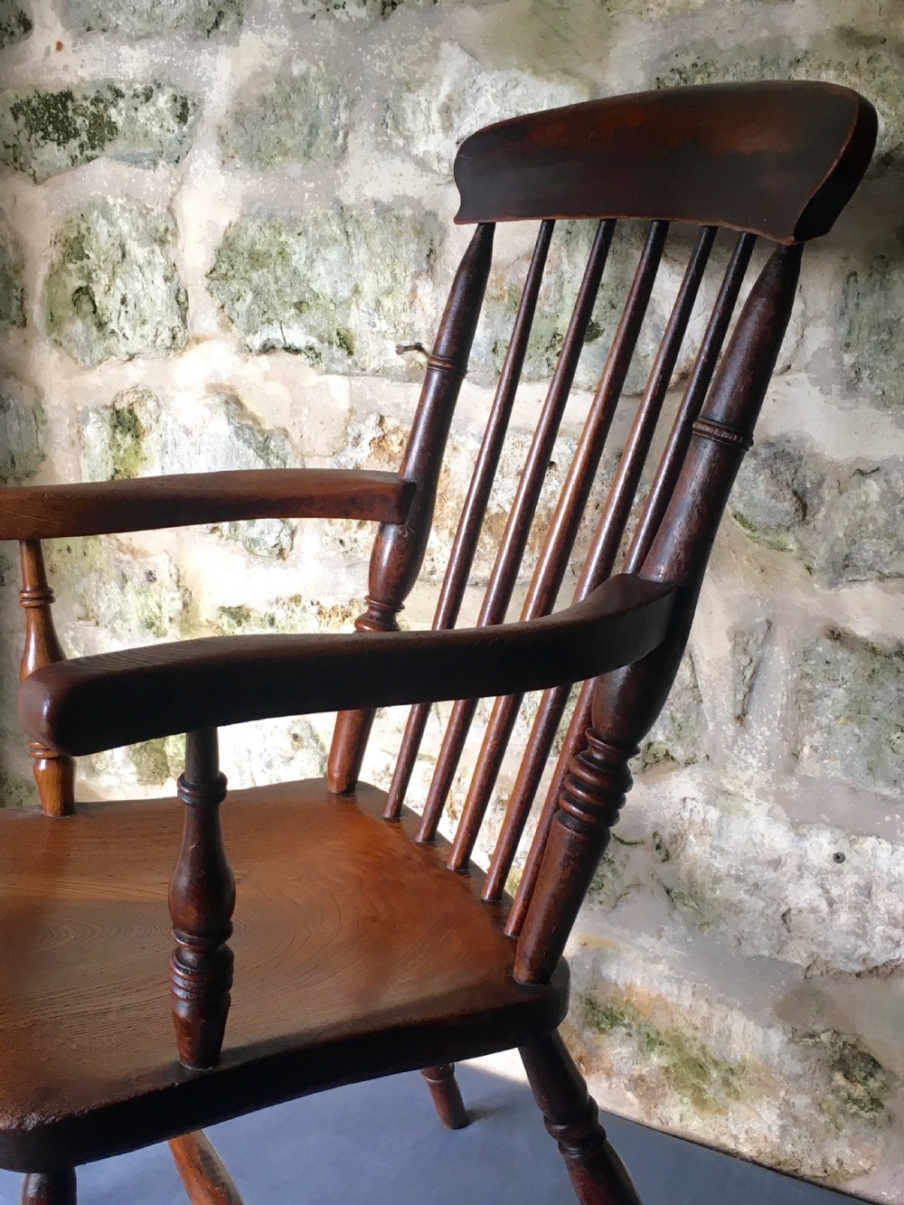 An attractive Windsor armchair View XII