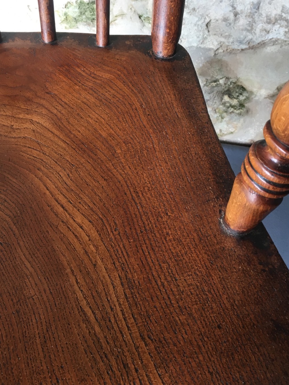 An attractive Windsor armchair View XIII