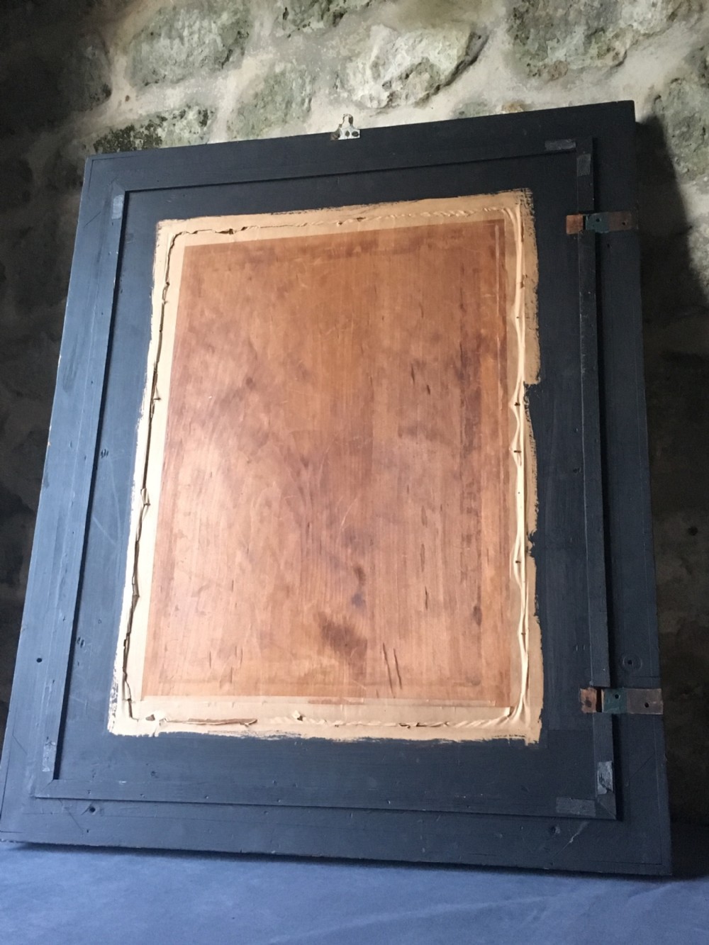Beautiful bird's eye maple wall mirror View XII