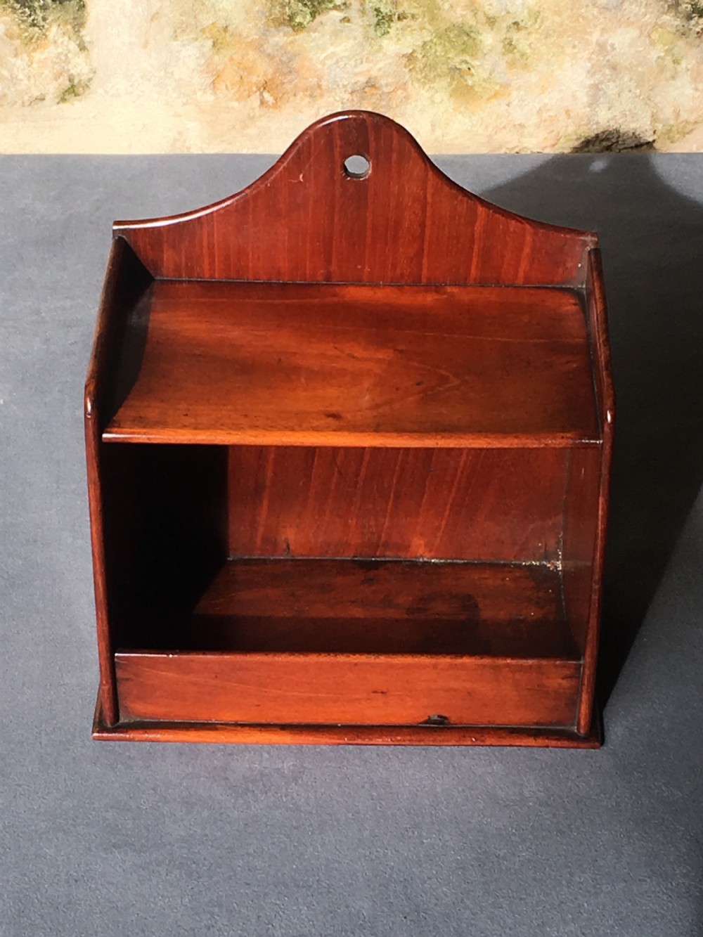 Exquisite wall shelves in mahogany  View III