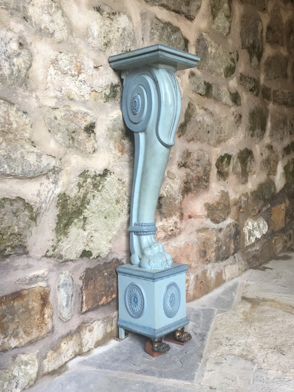 Early c20th painted pedestal