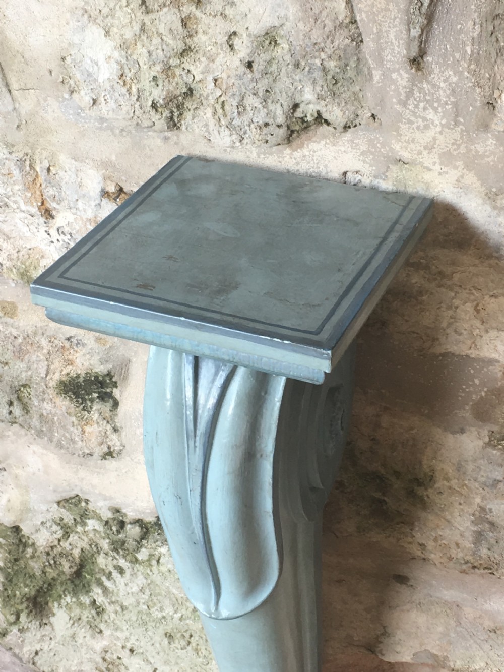 Early c20th painted pedestal View VII