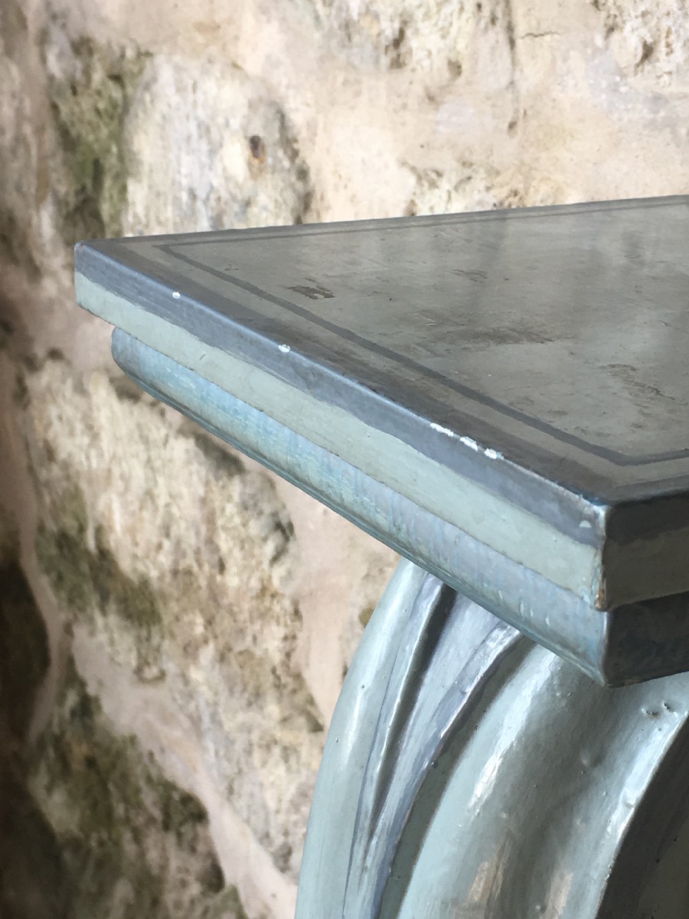 Early c20th painted pedestal View VIII