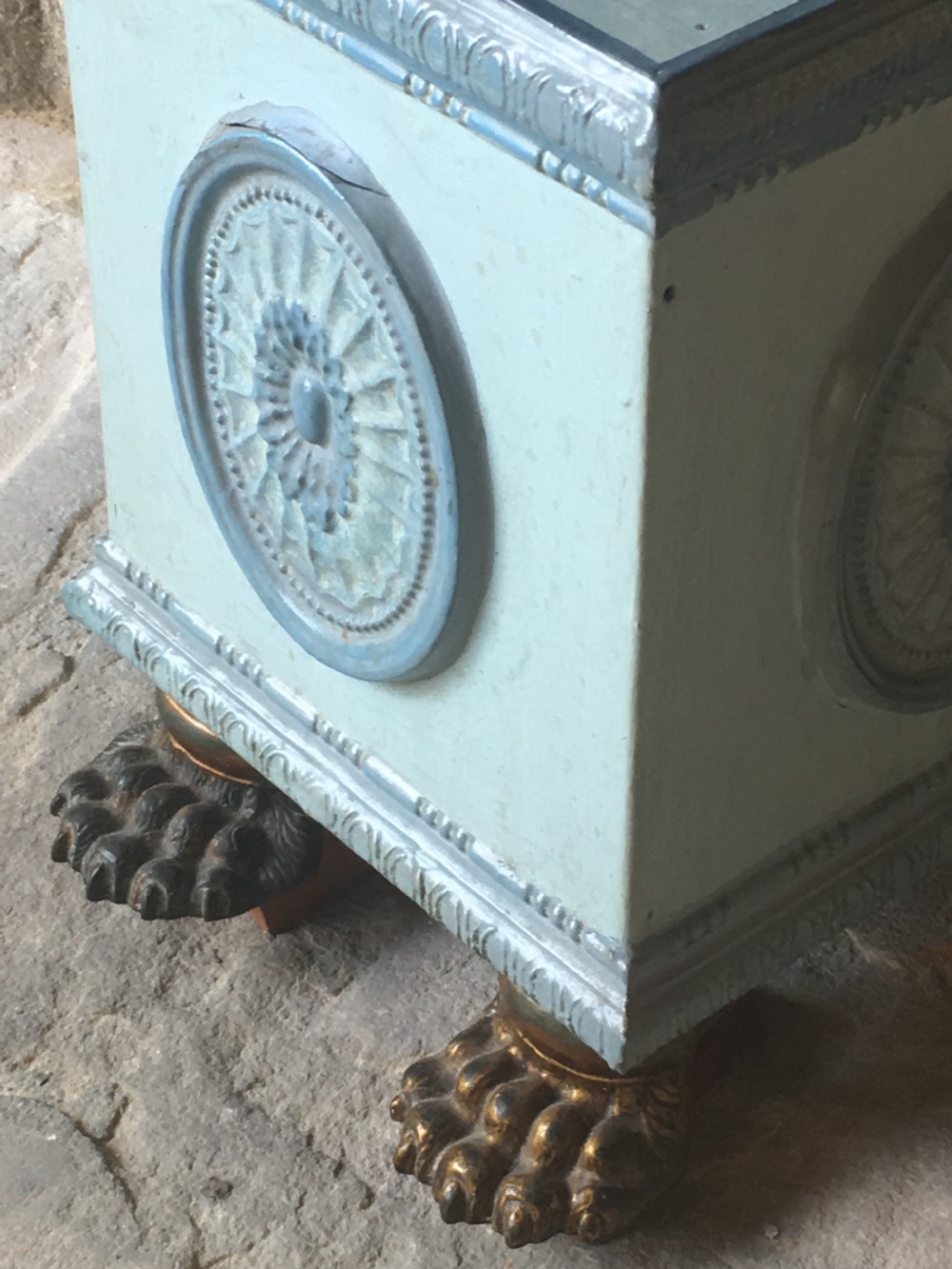 Early c20th painted pedestal View XII