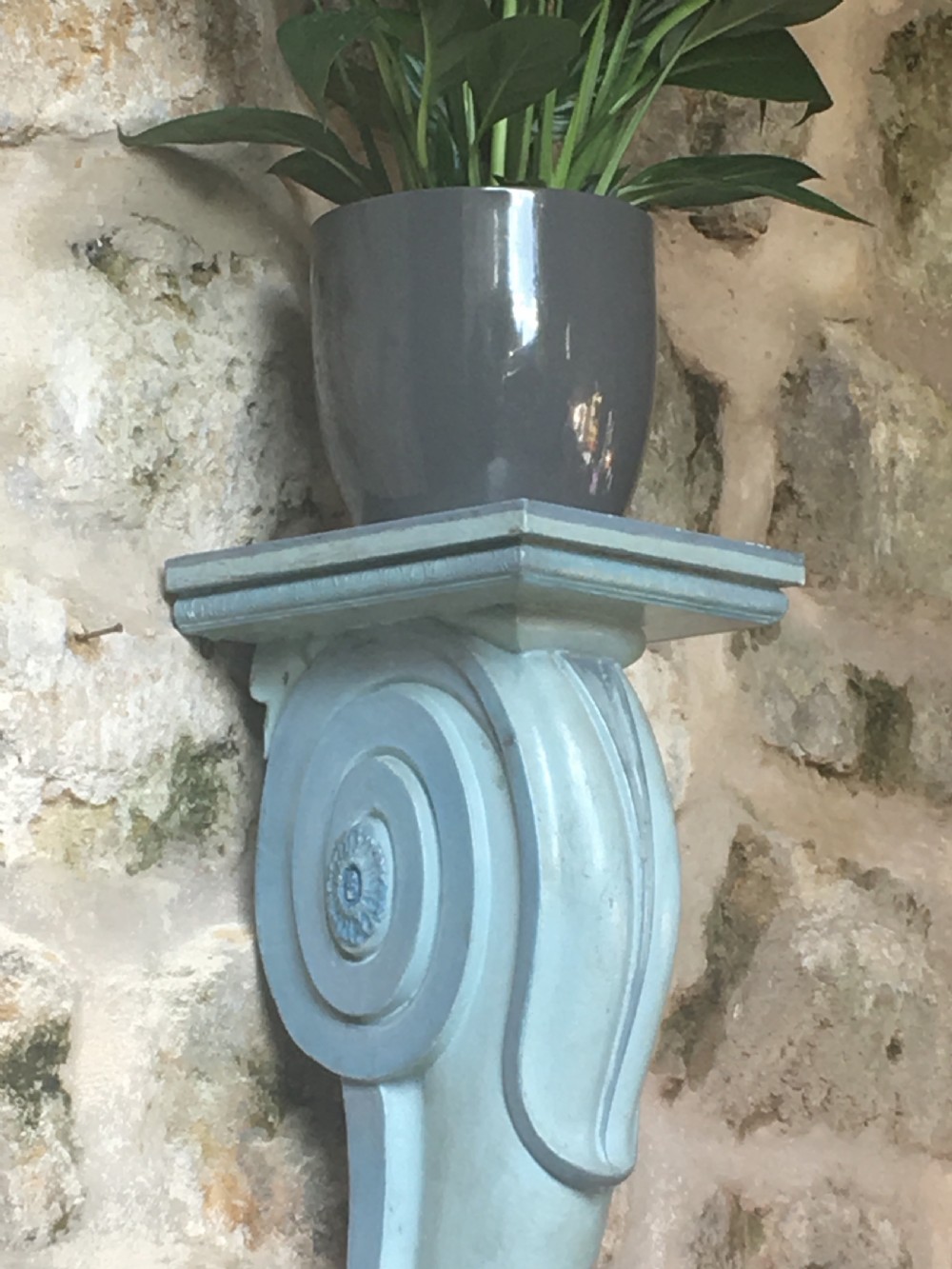 Early c20th painted pedestal View XV