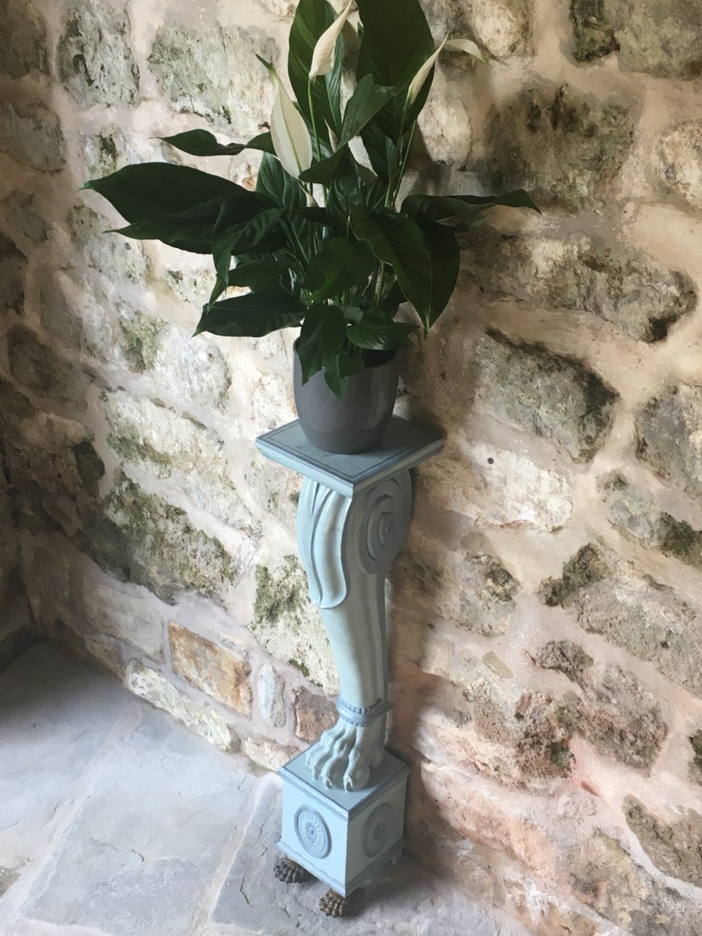 Early c20th painted pedestal View XVI
