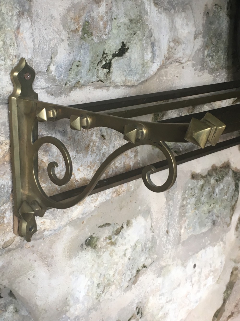 Early c20th wall-mounted shelf View IV