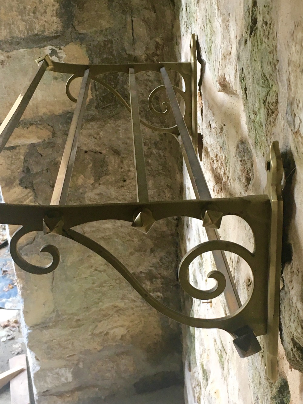 Early c20th wall-mounted shelf View IX
