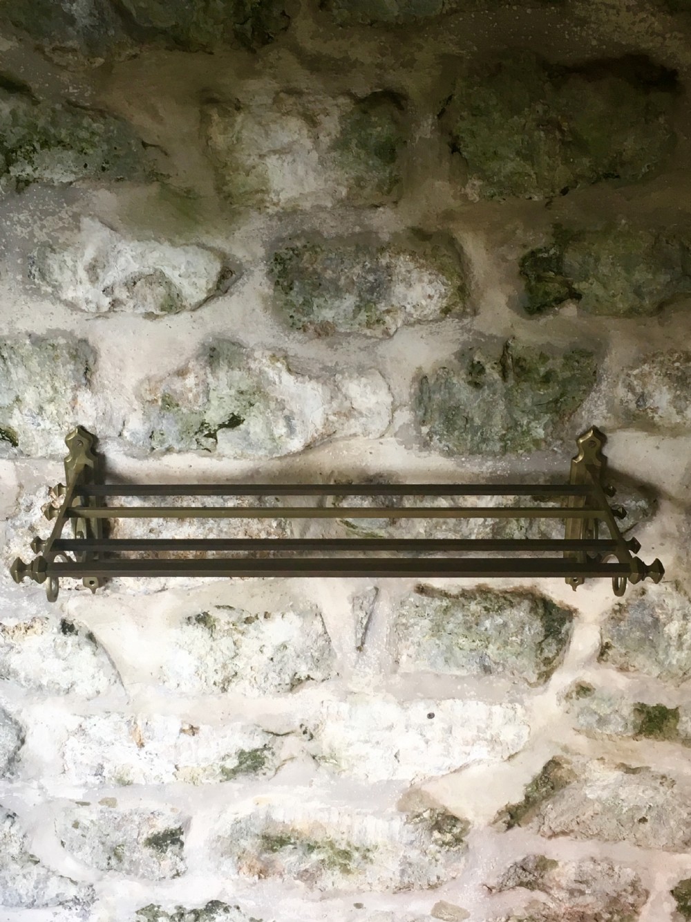 Early c20th wall-mounted shelf View X