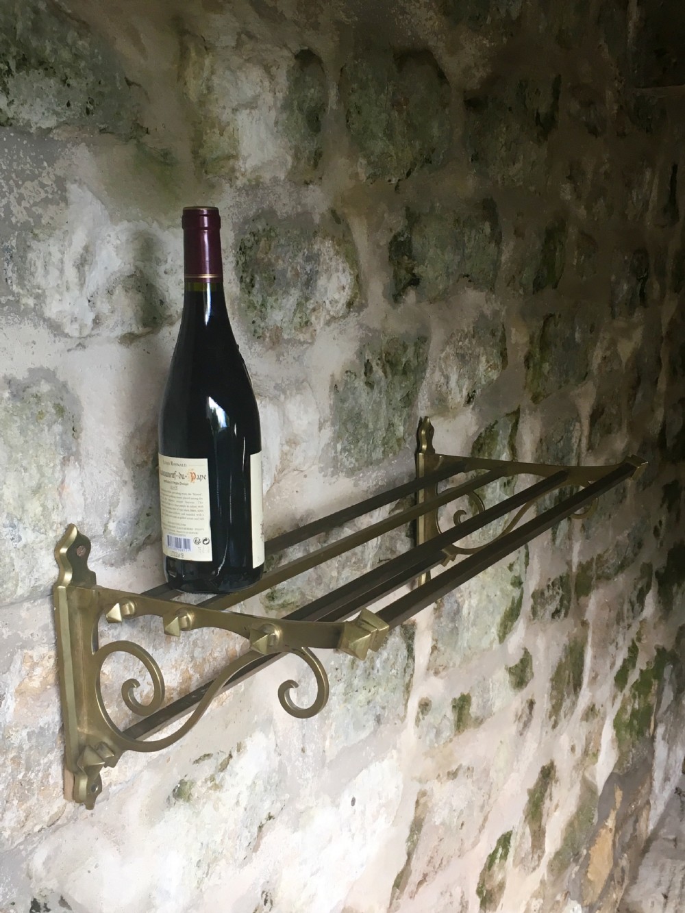 Early c20th wall-mounted shelf View XV