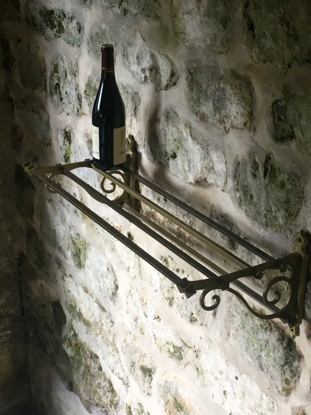 Early c20th wall-mounted shelf View XVI