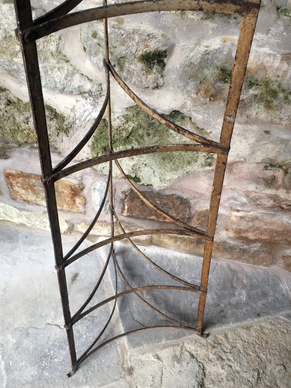 Tall painted pot stand View VII