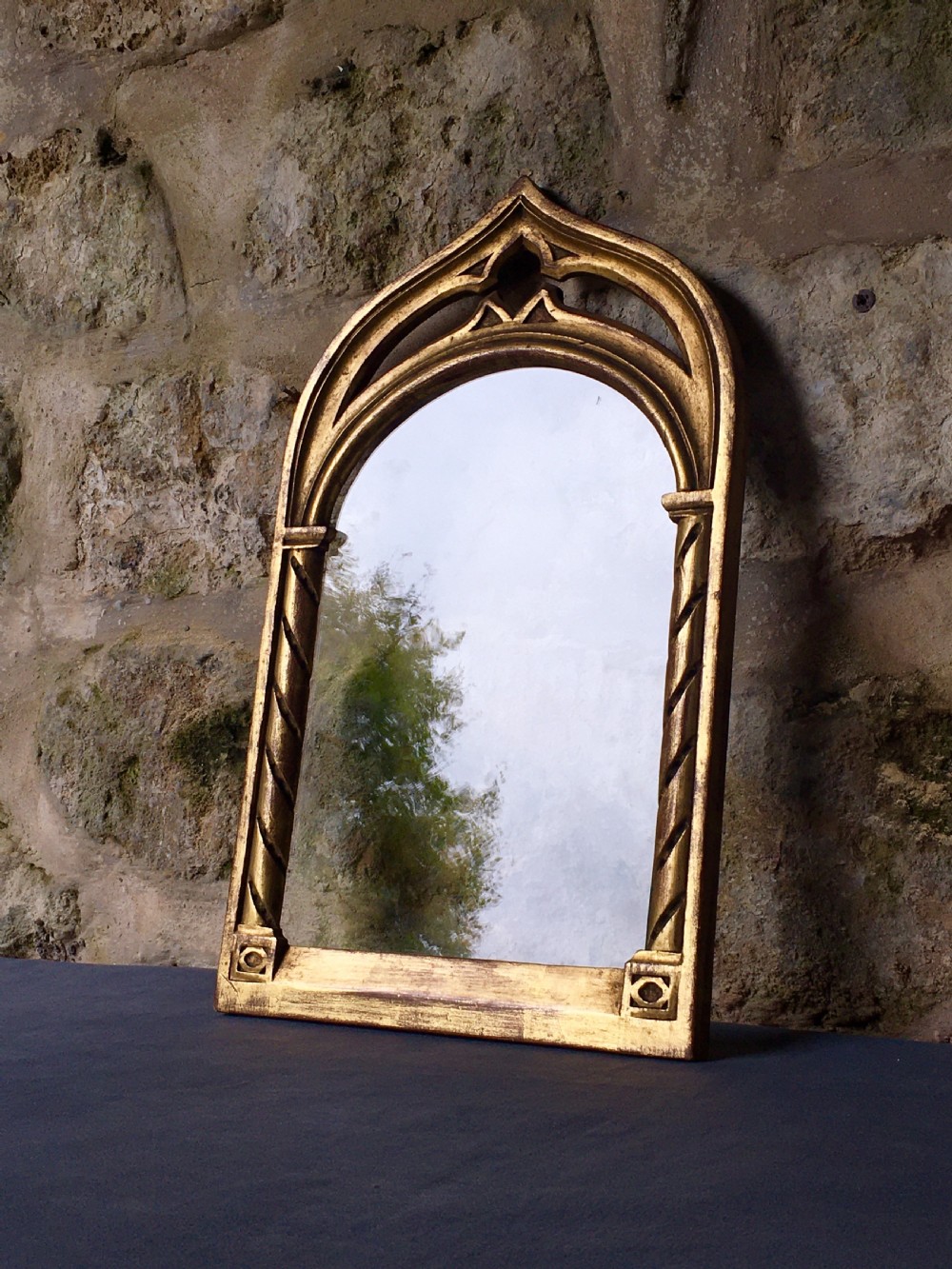 Gothic arch-topped picture frame View IX