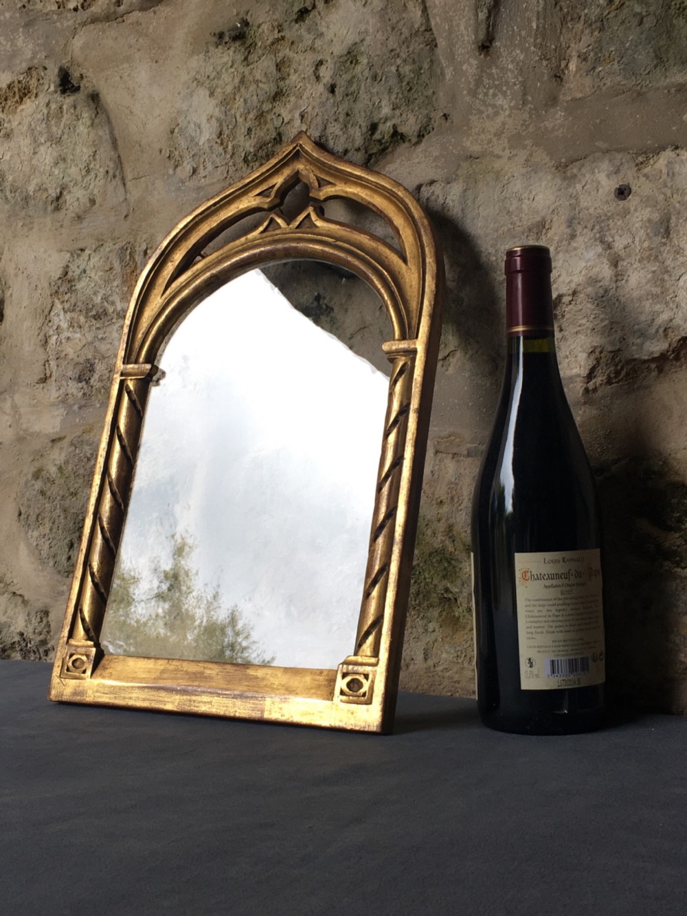 Gothic arch-topped picture frame View XIX