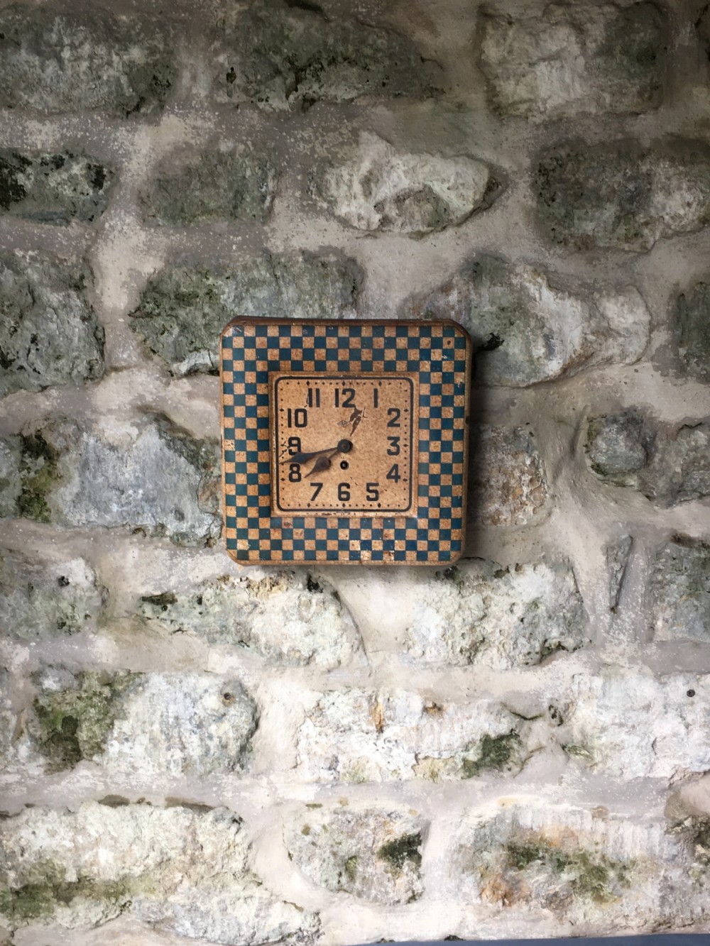 1930s painted bistro wall clock View III