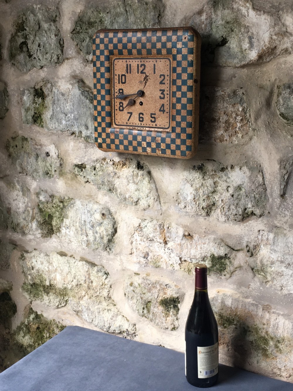 1930s painted bistro wall clock View VII