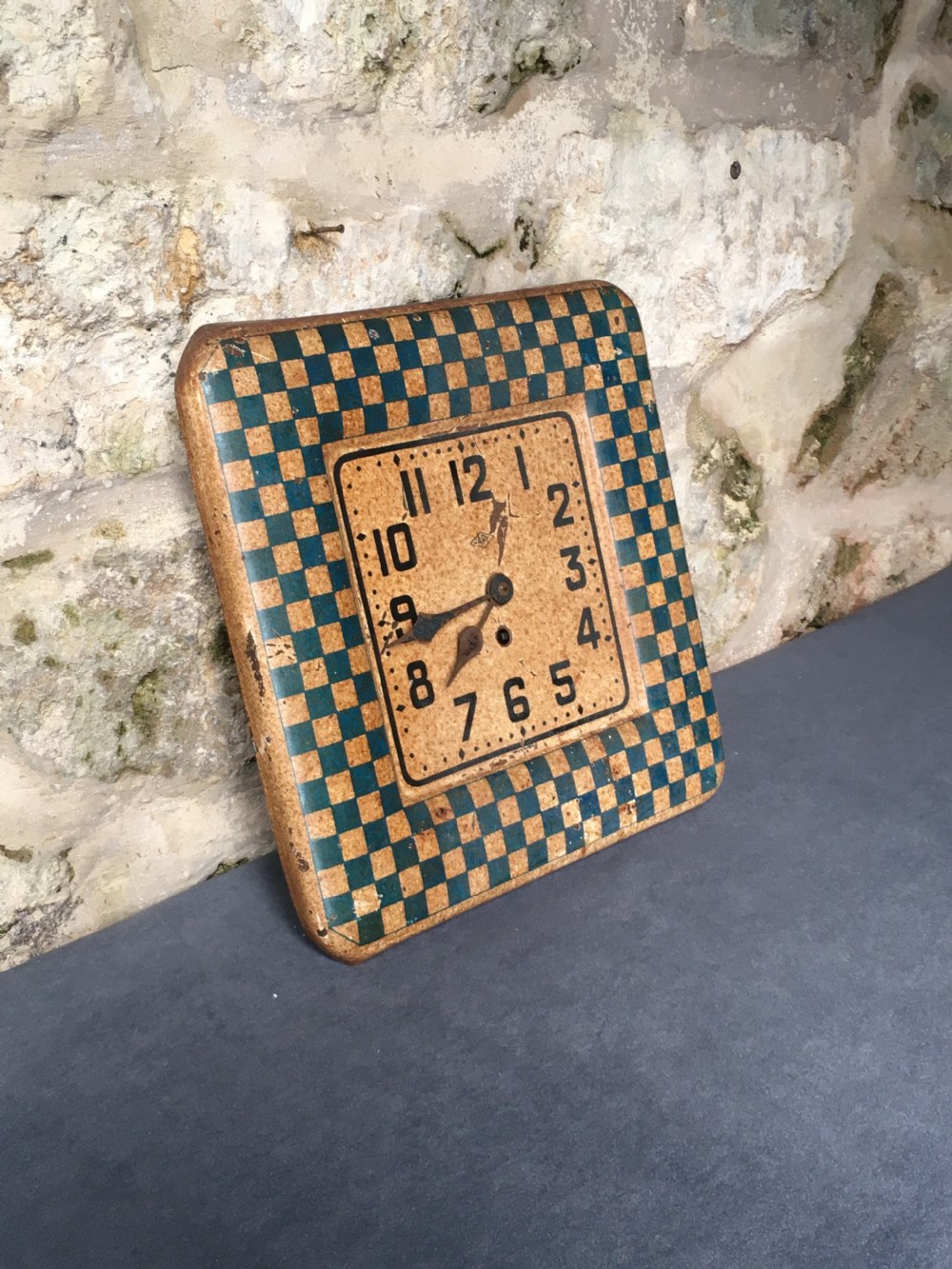 1930s painted bistro wall clock View IX