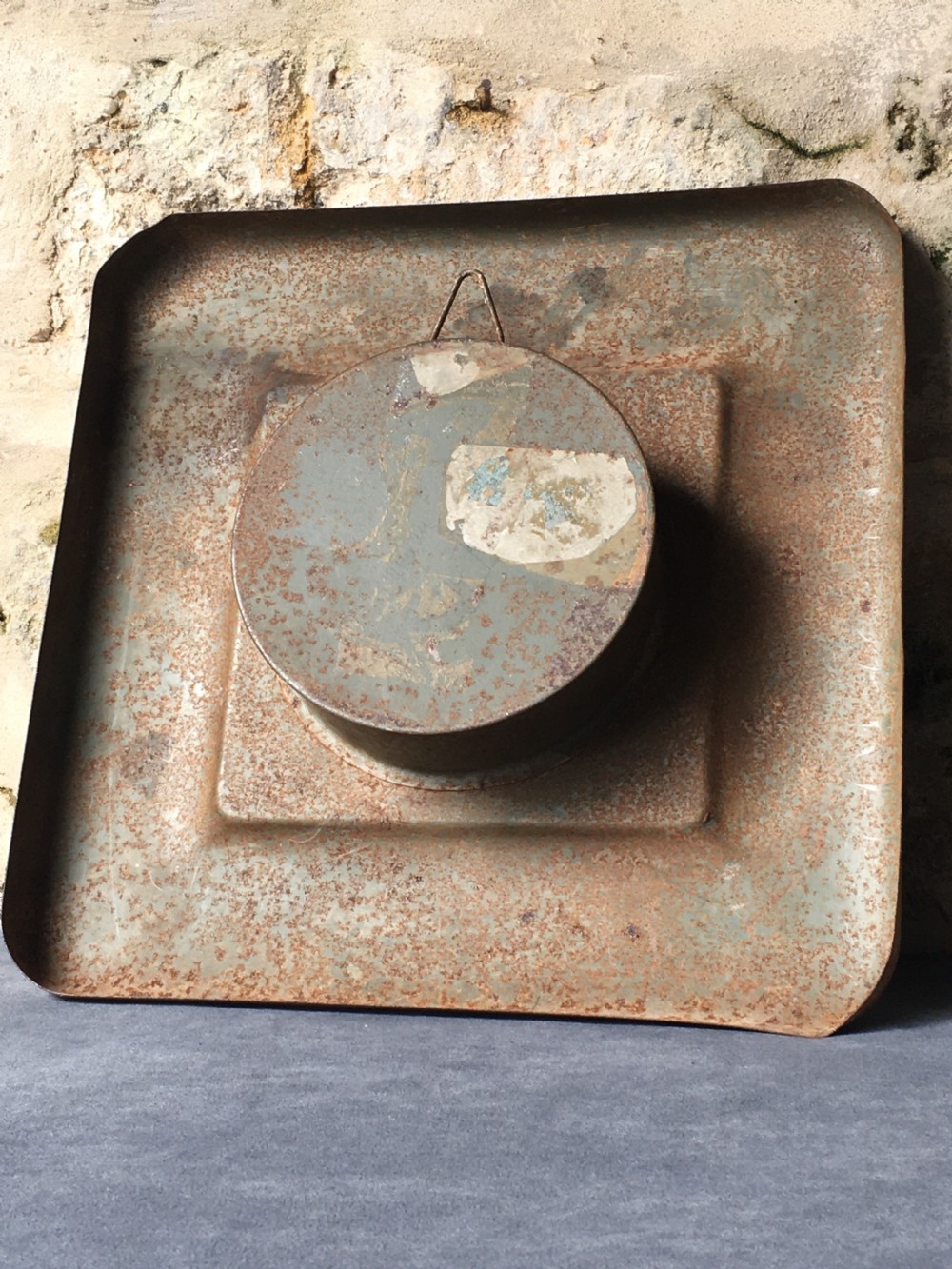 1930s painted bistro wall clock View XI