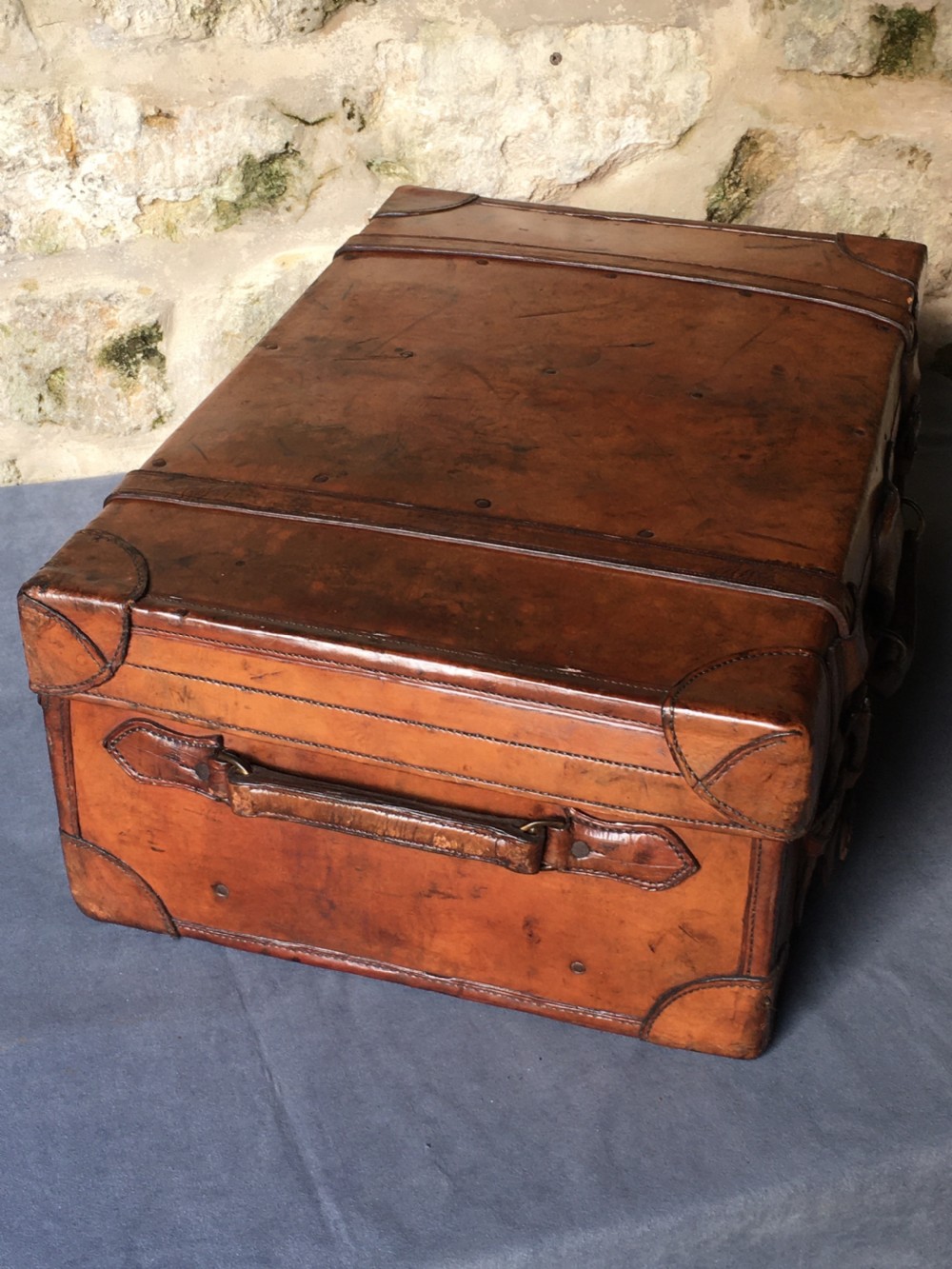 Luggage: a wonderful leather suitcase  View VI