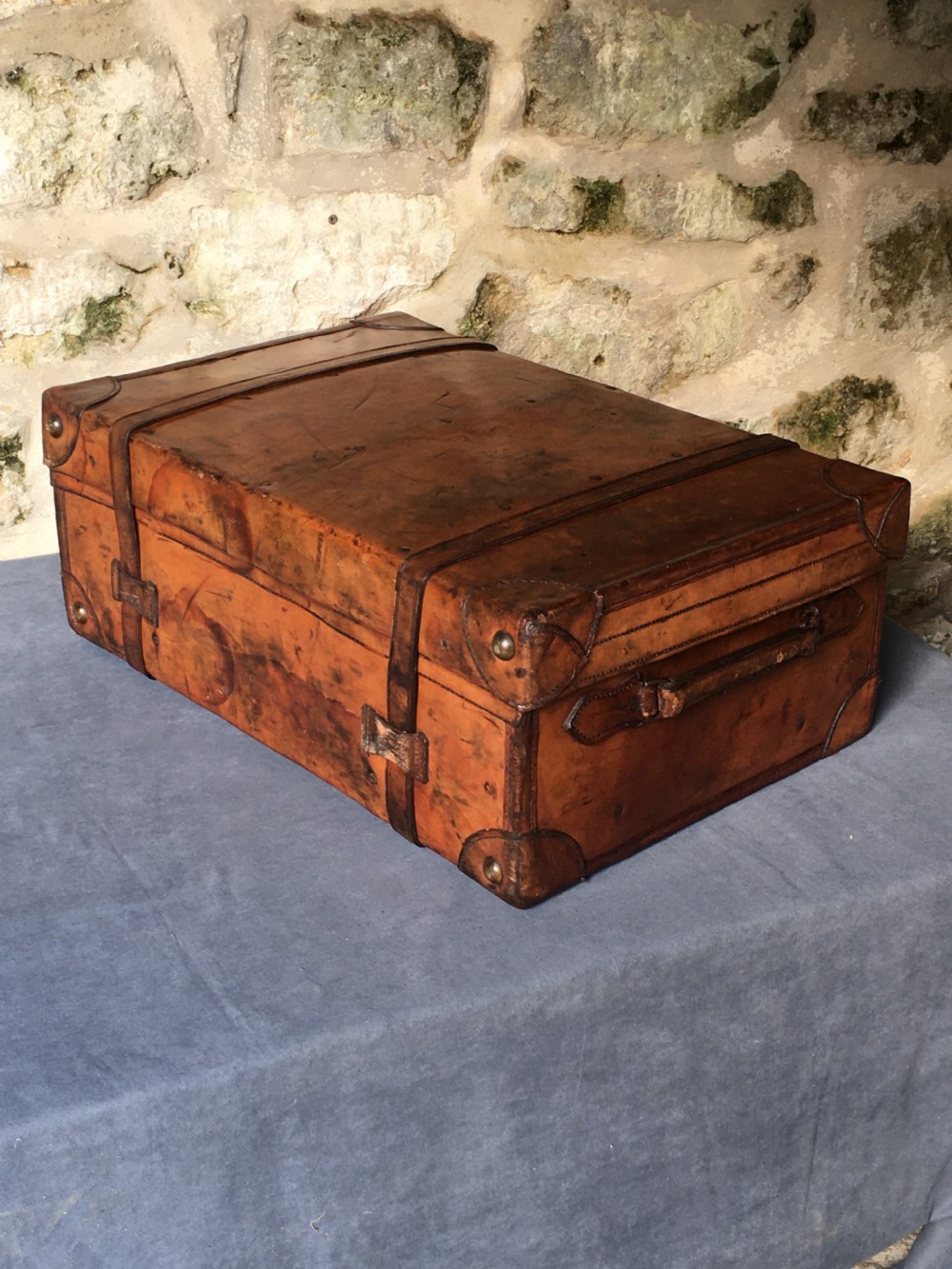 Luggage: a wonderful leather suitcase  View VII