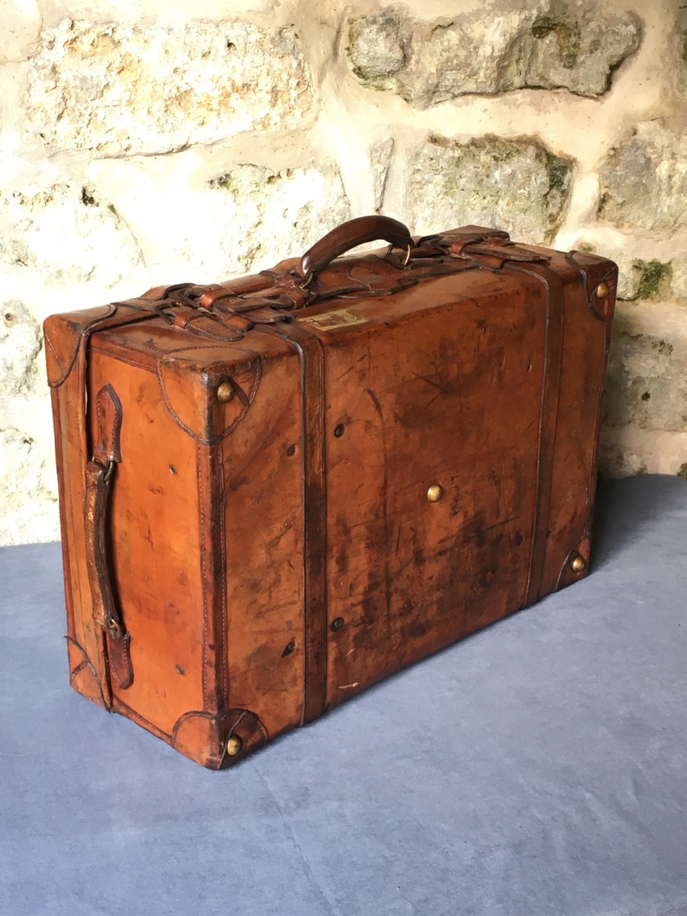 Luggage: a wonderful leather suitcase  View IX