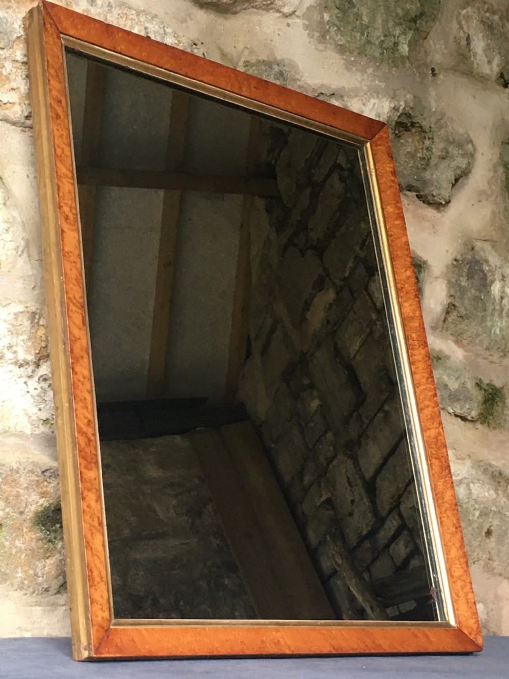 Bird's eye maple frame mirror View IV