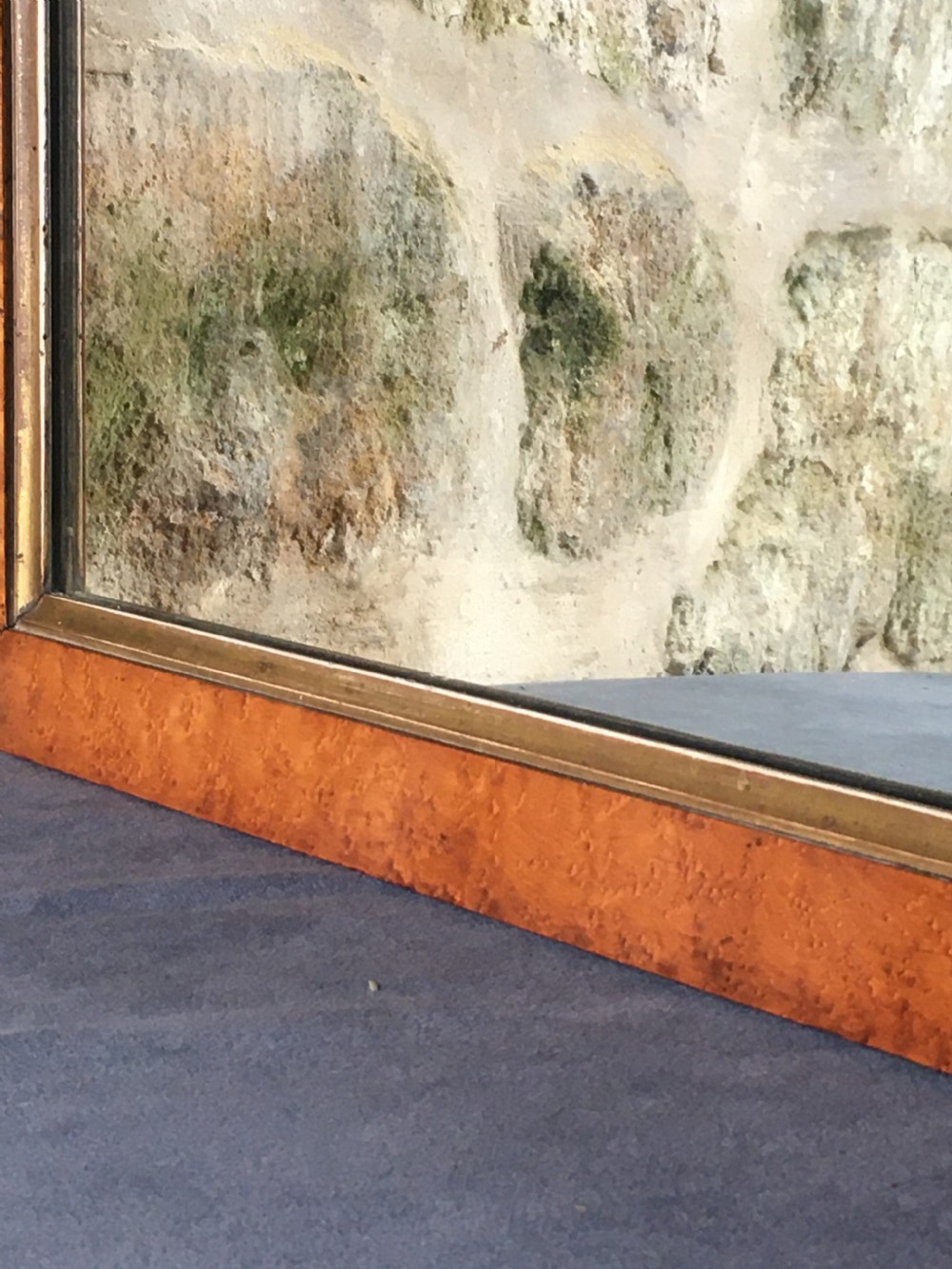 Bird's eye maple frame mirror View IX