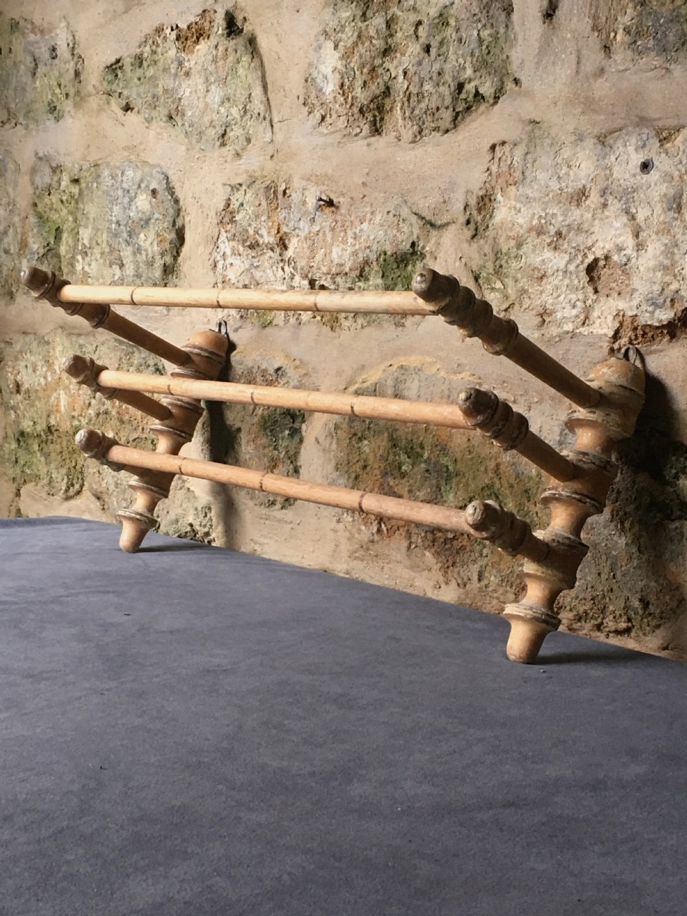 Victorian wall-mounted towel rail
