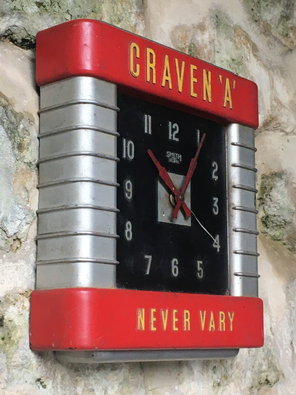 Art Deco Advertising Wall Clock View II
