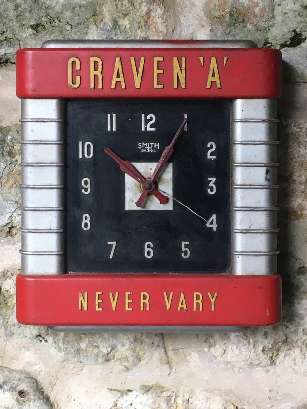 Art Deco Advertising Wall Clock View IV
