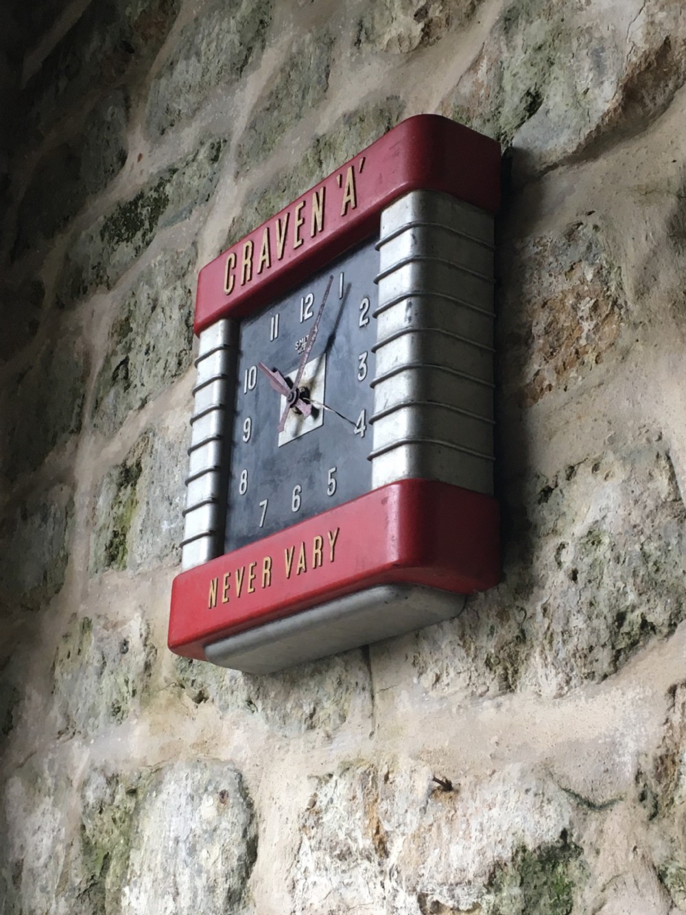 Art Deco Advertising Wall Clock View VIII