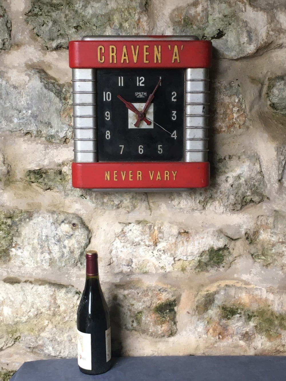 Art Deco Advertising Wall Clock View XIV