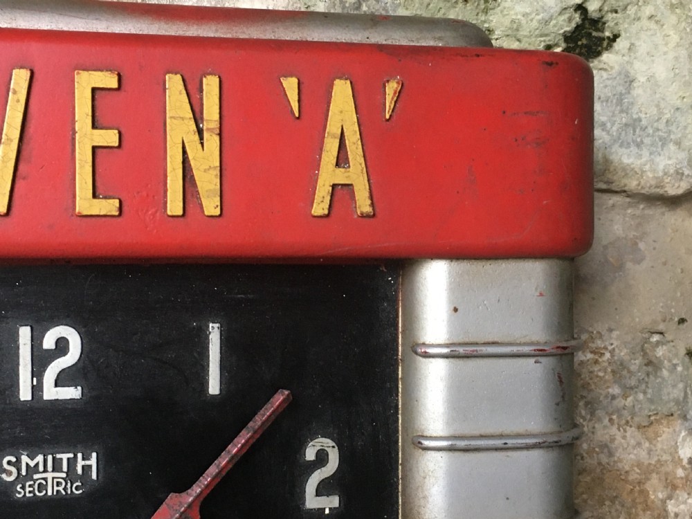 Art Deco Advertising Wall Clock View XVI