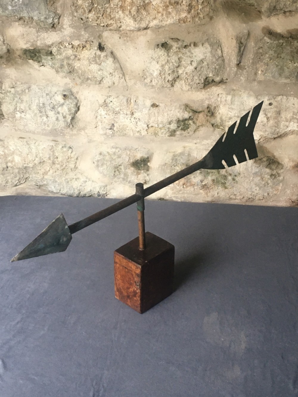 Metalwork: a superb arrow weather vane View XIII