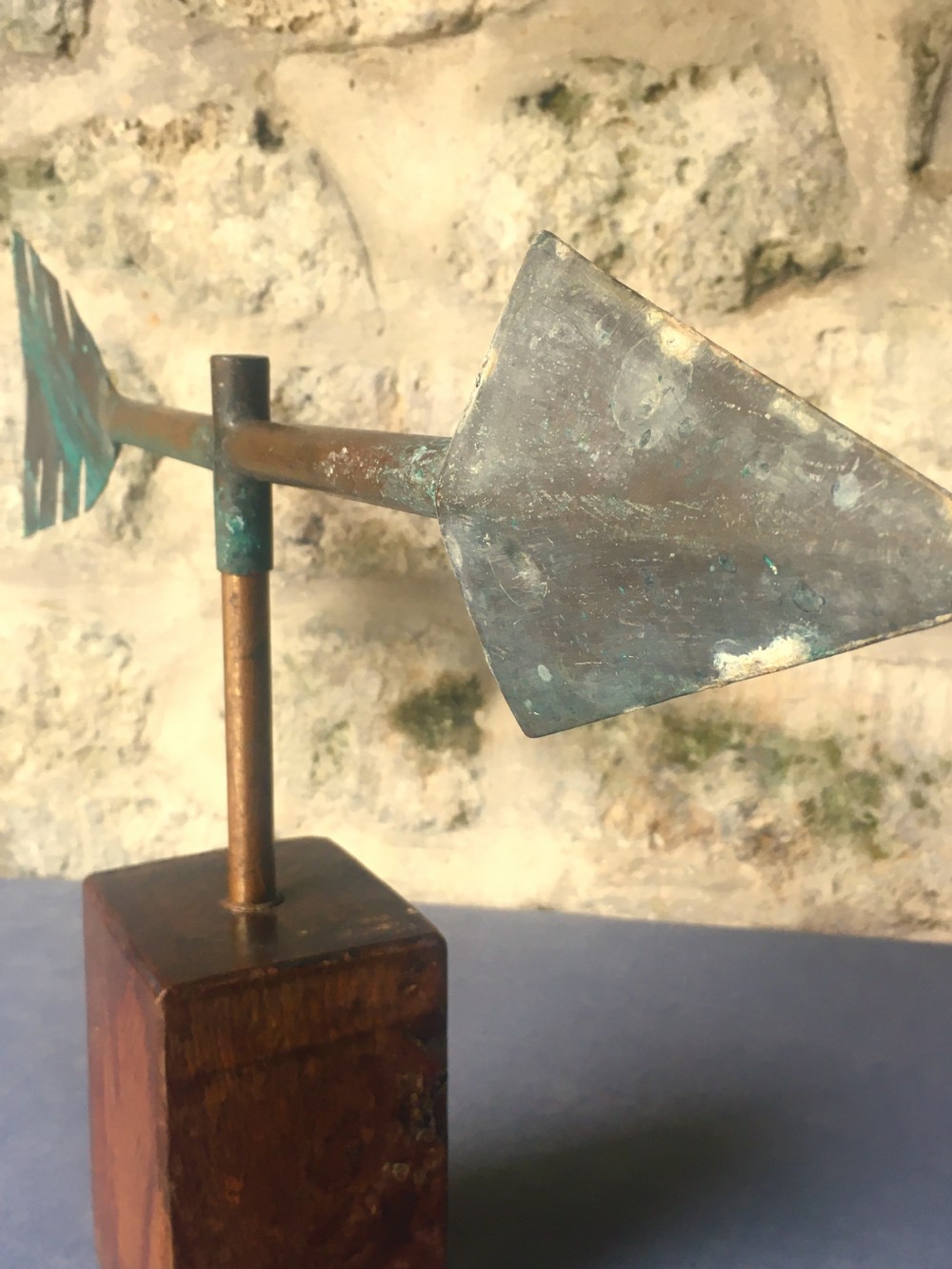 Metalwork: a superb arrow weather vane View XXI