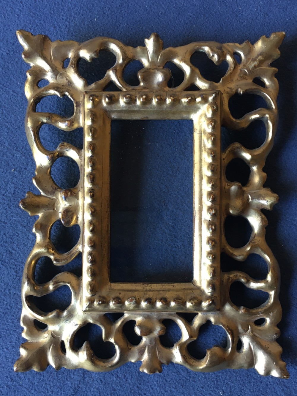 Charming miniature giltwood picture frame