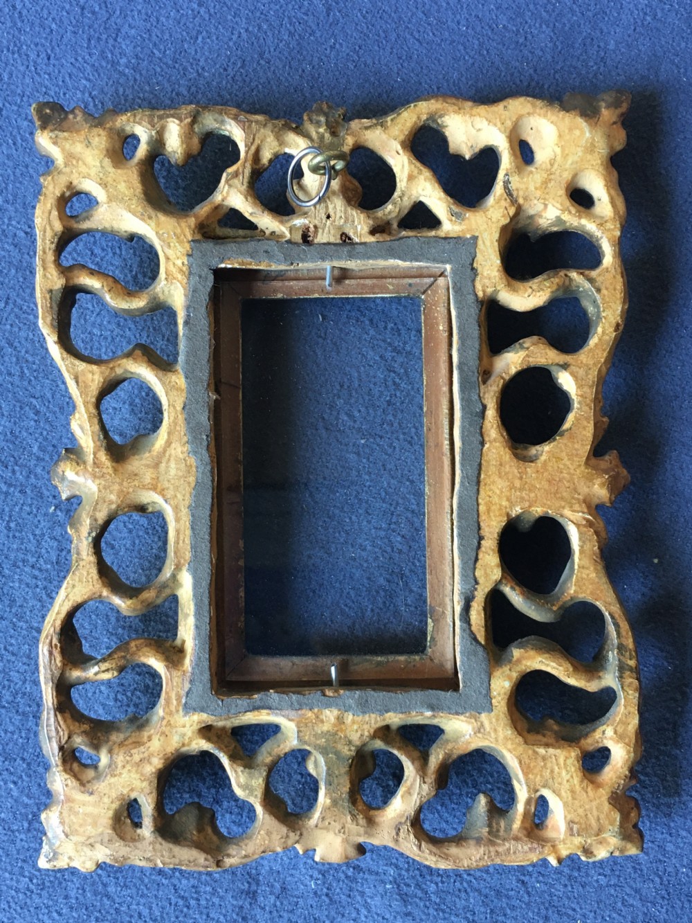 Charming miniature giltwood picture frame View XII