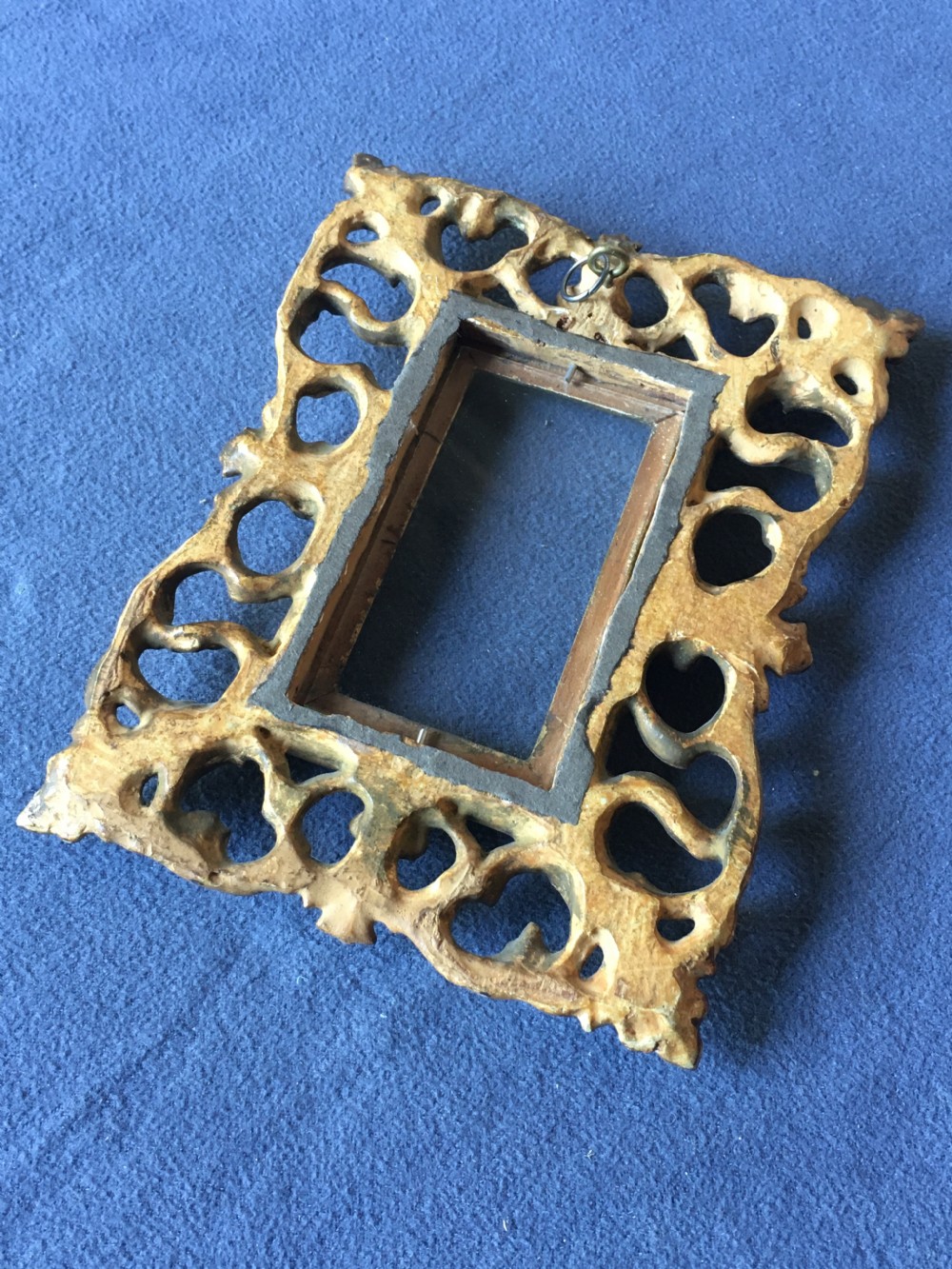 Charming miniature giltwood picture frame View XIII